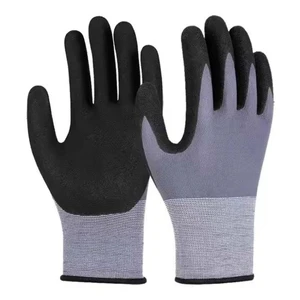 Defsafety Heavy Duty Sandy Nitrile Coated Oil-Proof Safety Gloves EN 388 4131X Anti-Slip Anti-Cut Latex-Free Durable Powder-Free