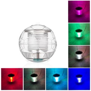2025 Solar Floating Pool Lights Outdoor Polysilicon LED Night Lanterns IP65 White/Warm/RGB Perfect Swimming Pool Decorations