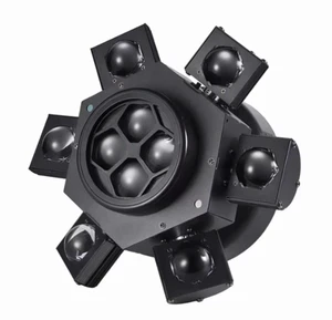High Brightness 6 Arm Bee Eye for Green Laser IP65 RGBWA Nightclub Disco Bar Stage Decor Professional Stage Effect