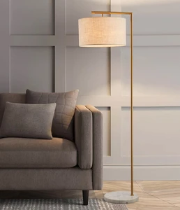 Nordic Creative Ins Style Minimalist LED Floor Lamp Luxury Sofa Side and Bedroom Bedside Lamp E27 Base Lights for Living Room