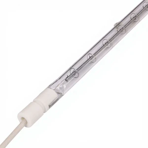 650mm 2000W Quartz Glass Halogen Infrared Heating Lamps 728mm Shortwave Infrared Heating