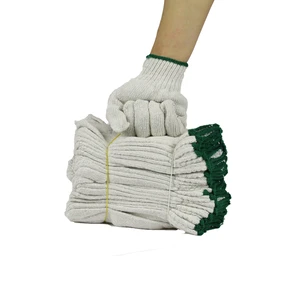 Dongfanghong Top Selling Firm Grip Anti-Slip White Cotton Safety Work Gloves For Garden & Construction Use
