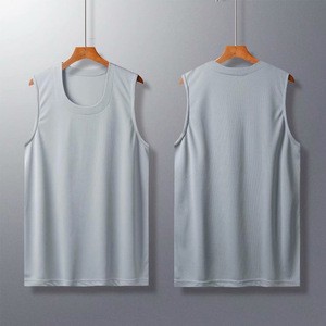 Men's Casual Mesh Vest Breathable Slim Fit Fitness Sports Sleeveless Wholesale Bottoming for Summer