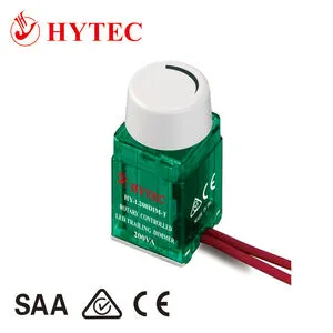 HYTEC 220V Manual Switch Trailing Edge Dimmer One-Way/Two-Way Knob 10-Year Warranty 400VA Max Load RCM SAA Certified Lighting