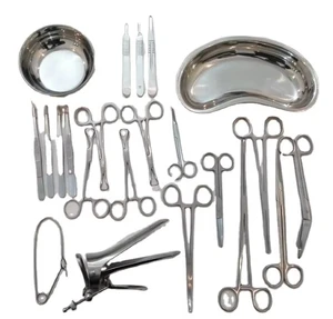 Veterinary Syringes & Surgery Instruments Kit-Breathable Custom Brand for Animal Healthcare (Horse Cattle Pig)