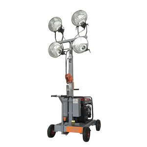 71.5 h Working Time Portable Solar Lighting Telescopic 9.2 m Diesel Generator Mobile Light Tower Price
