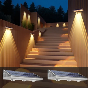 IP65 Waterproof 3 LED Solar Motion Sensor Lights Bright Wall Security Wall Lighting Garden Yard Front Door Fence Outdoor RoHS