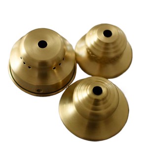 Vintage Glass Hanging Copper Lid All Brass I-shaped Conical Fixture Lamp Shade Decorative Wall Lamp Fittings Reflector