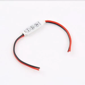 3 Keys Dimmer 24V 12V Mini Led Controller for Single Color Light Strip