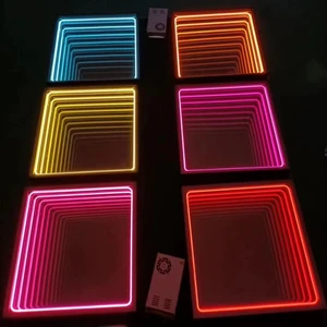 Experience Limitless Depth 3D Neon Brick Lights LED Floor Light Sources IP55 Rating Create Stunning Illusions Expand Visual