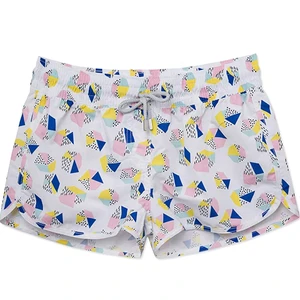 Custom Women's High-Waist Beach Shorts Plus Size Casual Skorts Solid Pattern Spandex/Polyester Material Quick Dry Breathable
