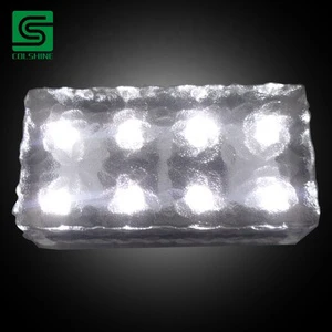 Solar Brick Lights Waterproof IP68 LED Decorative Paving Brick Light