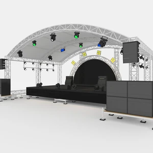 Customized Modern Design Style Aluminum Stage Lighting Truss Accessory Backdrop Truss Connector Pin Essential Truss Displays