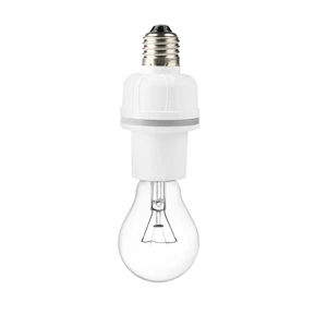 60W Plastic Screw Type Dusk to Dawn Light Control Sensor Bulb Holder Lamp Socket