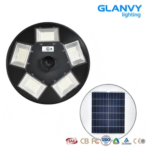 UFO Solar Garden Light 200W/300W Outdoor Landscape LED Waterproof Post Top Lighting IP65 DC Rechargeable Motion Sensor