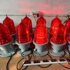 Medium Intensity Red Aviation Obstruction Light for High-altitude Marking