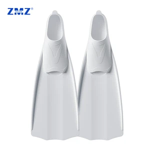 Upgraded Professional Silicone Long Divers Swim Fins Adult Snorkeling Training Full Foot Pocket Fit Fitness Men Women Diving