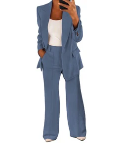 New 2-piece Suit Set Fashionable Casual Suit Set Long Sleeved Top Casual Pants Set