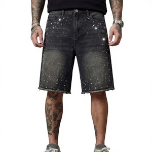 Wholesale Men's Denim Shorts Factory OEM Cotton Denim Relaxed Fit Five Pocket Summer Shorts for Global Fashion Retailers
