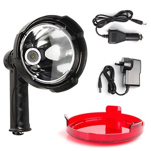 Super Bright 25W Long Range Handheld Portable LED Searchlight Spotlight for Hunting, Search and Rescue