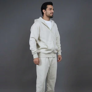 Track Suit Casual Wear Reguler Fit Men'S Tracksuits 2 Pieces Zup-Up Hoodie and Jogger Pants Set for Men With Coffs