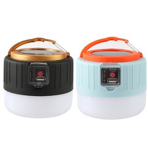 Camping Light 280W camping lights solar outdoor USB charge tent light portable lantern night emergency lights camping flashlight