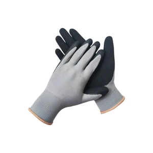 Labor Protection Gloves for Construction Site Work Made of Durable and Anti-slip Nitrile Rubber