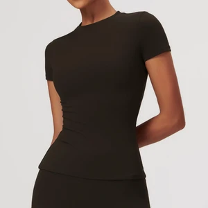 Women's Yoga Top Seamless Personalized Spandex Customized Backless Quick Dry Breathable Four-Way Stretch Skinny Fit Running Gym