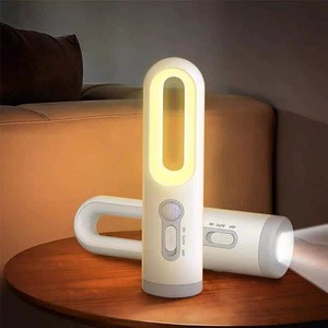 TAIKOO Rechargeable Multifunctional Bedside Lamp Desk Light Flashlight And LED Night Light