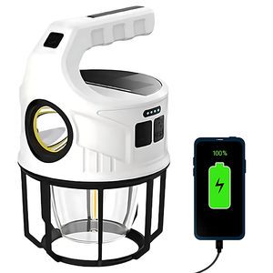 500LM 7 Light Modes LED Rechargeable Camping Lantern, Dimmable Tent Lights for Hiking Fishing and Emergency