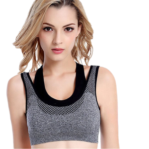 Women's High Support Adjustable Sports Bra Breathable Hollow Training Bra for Gym Fitness Running Yoga Front Logo Wholesale