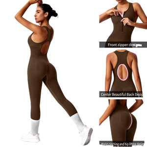 2025 New Fitness Gym Wear Women Yoga Sets Casual Sports Active Running Workout Sexy Yoga Jumpsuit Spandex/Nylon Breathable