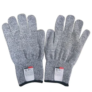 Customizable 5 HPPE Anti-Cut and Anti-Slip Safety Gloves Premium Hand and Arm Protection for Work High Level 5 HPPE