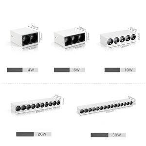 Best Selling 4W 6W 8W 10W 20W 30W Cob Aluminum Led Grille Light