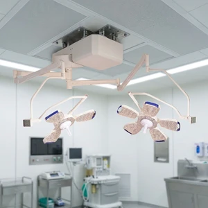Surgical Shadowless Light Ceiling Led Operating Lamp Manufacturer with Optional Camera