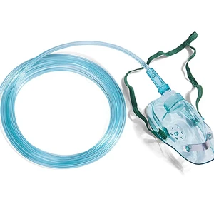Low Price Custom CE ISO Certified Medical Disposable Patient Oxygen Mask With Tube