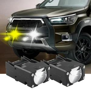 New Arrival 1 Inch LED Grille Lights High and Low Beam with Fan Universal Spotlights for Truck Offroad Motorcycle ATV