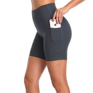 Women Sportswear Workout Plus Size XXL XXXL 4XL High Waist Butt Lift Yoga Compression Shorts Quick Dry Breathable Eco-Friendly