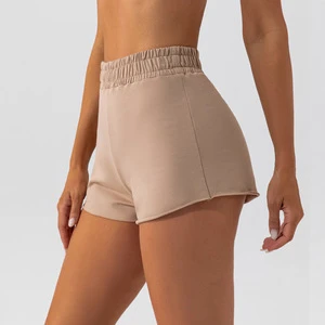Women's High Quality Custom Breathable Sport Shorts Plus Size Elastic Waist for Summer