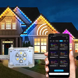 Exterior Led Lights Christmas Decorations Lights With Track Dc48v Permanent Christmas Light Outdoor