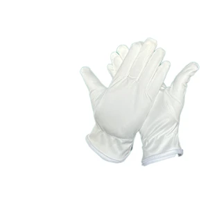 Microfiber Nitrile Disposable Safety Gloves Dust-Free Cloth Gloves for Clean Workshop Beads Antique Etiquette White Work Gloves
