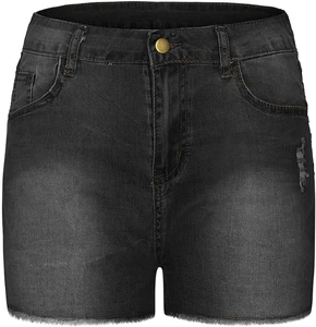 Wholesale Women Cotton Denim Shorts Breathable Outdoor Summer Casual Jeans Shorts Fashionable Streetwear Women's Shorts