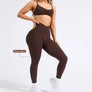 Unique Women Bamboo Sport Leggings Organic Yoga Clothing Manufacturer Wholesale Rate Custom Women's High Waist Breathable