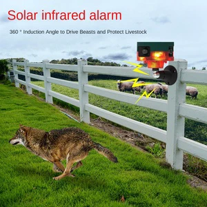 Solar WiFi Anti-Theft Infrared Human Body Induction Alarm Light Sound 120dB HORN Outdoor Motion Sensor 5-8m Detection Flash Lamp