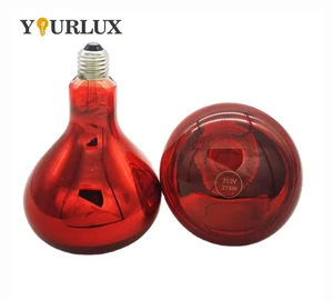 Physiotherapy Infrared Ray Bulb 75w 100w 150 Watts E26 E27 R80 R95 R125 Infrared Heating Light Lamp
