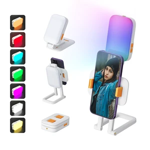Factory Direct RGB Desktop Folding Pocket Photography Lamp Ring Light for Camera Lighting