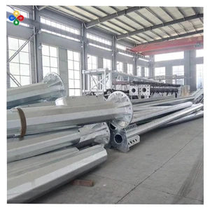 Professional Manufacturer Hot-dip Galvanized 60ft 80ft Led High Mast Street Light Lamp Outdoor High Mast Light Pole