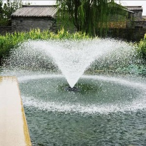 Lake Floating Water Fountain Color Customize Stainless Steel Floating Nozzle Fountain