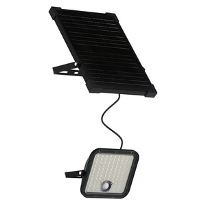 Super Bright Solar Flood Light PIR Motion Sensor Remote Control IP65 Waterproof Multi-Use Adjustable Security Light