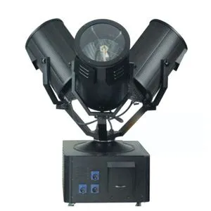 High Power Outdoor Searchlight Three-Headed Tower With Light Beam Detective Light Scanning Air Cannon HID Light Source